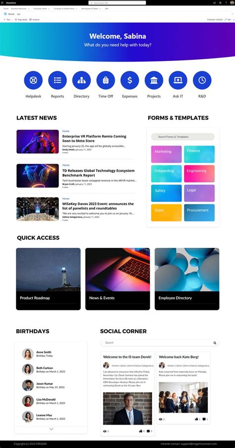 Toradh íomhá ar Intranet Tips Layout