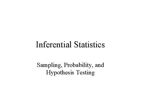 Image result for Inferential Statistics and Hypothesis Testing