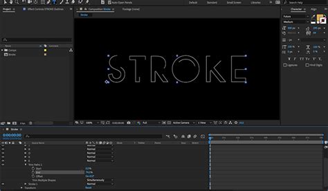 Résultat d’images pour Stroke Effect Complex After Effects