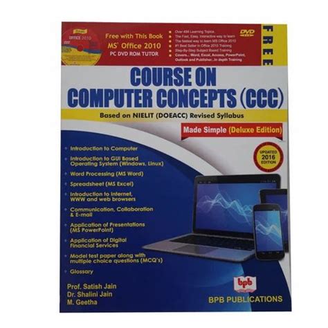 NIELIT Basic Computer Course Book に対する画像結果