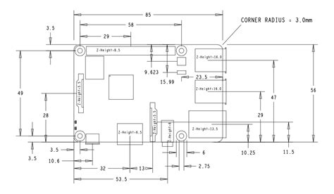 Image result for Raspberry Pi 4 Demensions