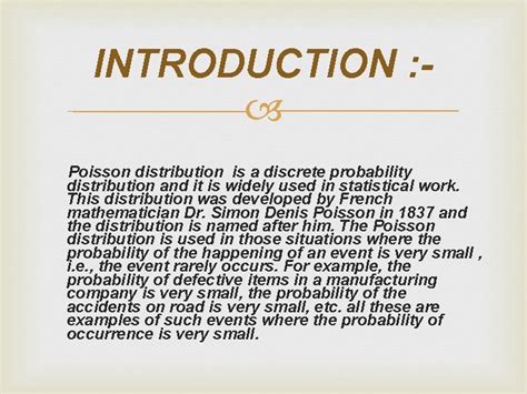 Image result for Poisson Distribution Introduction