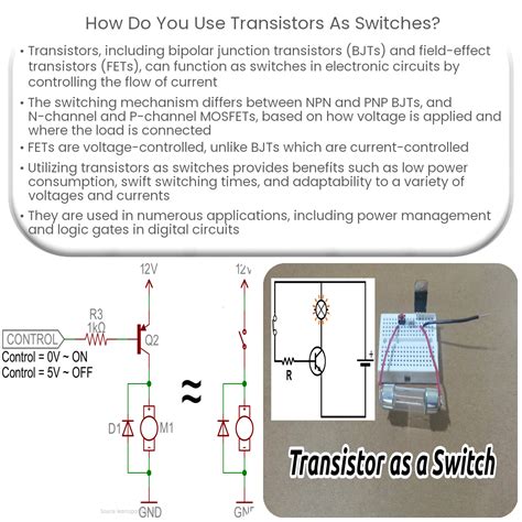 Image result for Using Transistors as a Switch