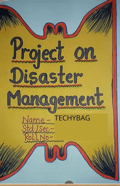 Image result for Disaster Management Project Cover Page Design