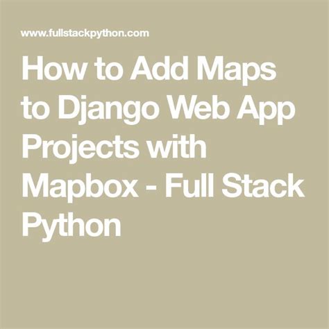 Image result for Interactive Map Using MapBox and Python