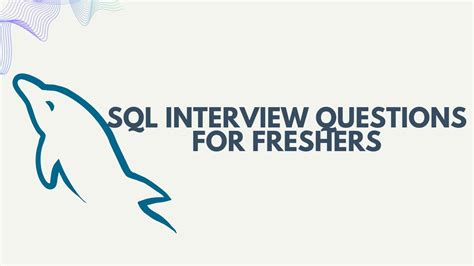 Afbeeldingsresultaten voor Fresher SQL Interview Questions