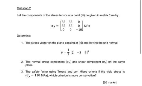 Image result for Stress Tensor Matrix Form