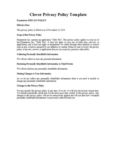 Image result for Primary School Privacy Policy Template