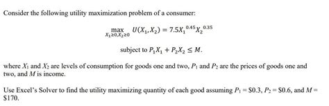 Utility Maximization Problem Microeconomics に対する画像結果
