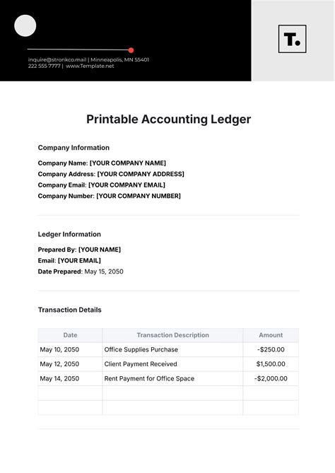 Afbeeldingsresultaten voor Basic Accounting Ledger Template