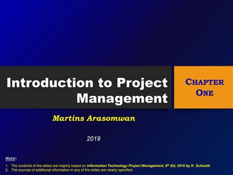 Image result for PowerPoint Chapter 1 in Project Management
