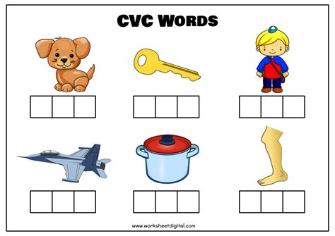 Image result for CVC Words Worksheet