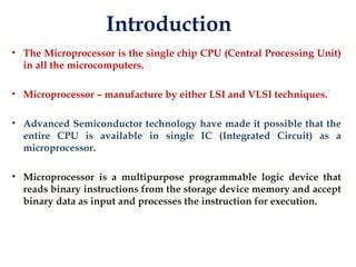 Image result for Introduction of Microcomputers and Microprocessor