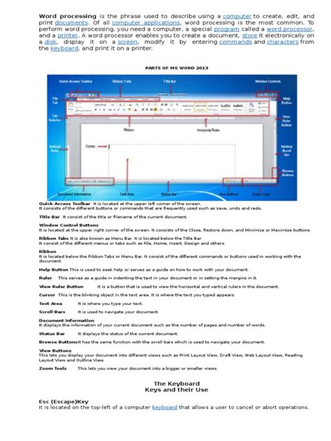 Image result for Word Processor Computer Screen
