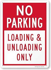 Toradh íomhá ar Loading/Unloading Only Sign