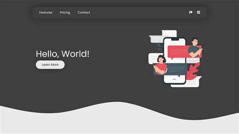 Toradh íomhá ar Landing Page Design HTML/CSS