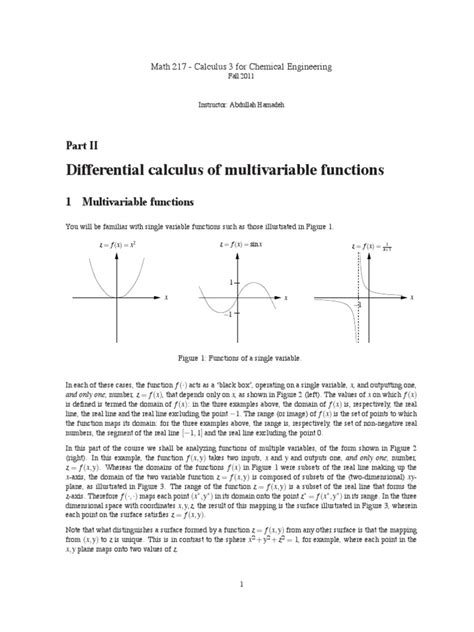 Toradh íomhá ar Multivariate Differential Calculus