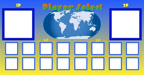 Image result for Fighting Game Character Select Template