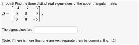 Image result for Upper Triangular Eigenvalue Formula