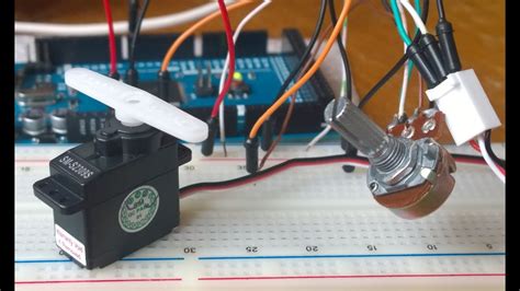 Image result for Controling a Servo with a Potentiometer Arduino