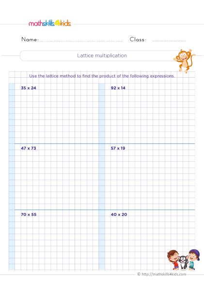 Image result for Third Grade Math Worksheets Multiplication