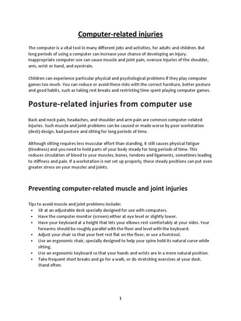 Image result for Common Injuries in Computer Keyboard