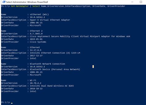 Image result for Get Network Interface PowerShell
