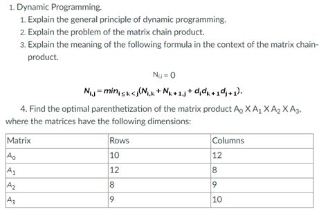 Image result for Dynamic Programming Solved Examples