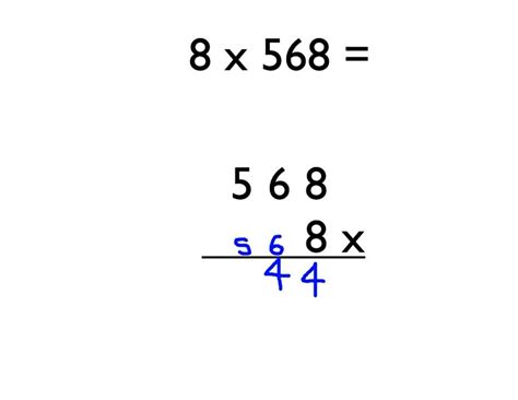 Image result for Short Multiplication Column Method