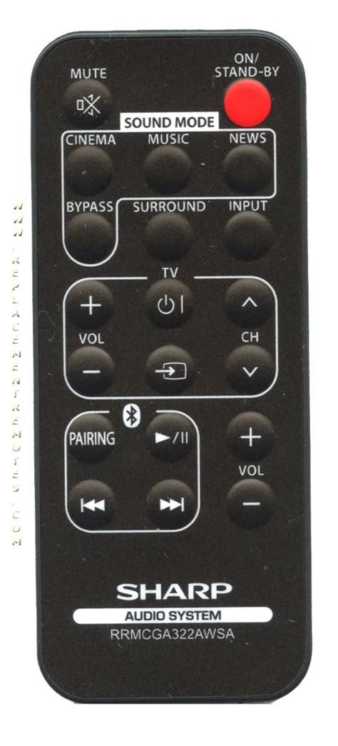 Buy Sharp RRMCGA322AW02 Audio System Audio Remote Control