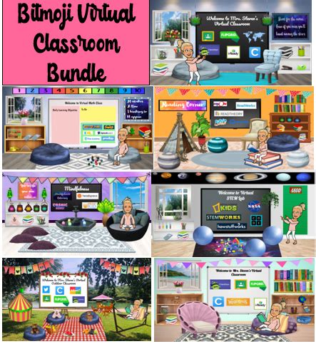 Image result for Bitmoji Virtual Classroom Free