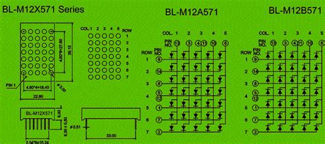 Image result for 5X7 LED Matrix Small