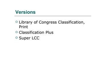 Image result for Library of Congress Classification Table