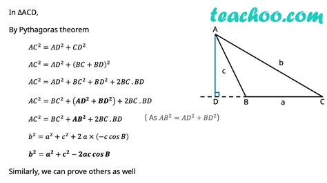Image result for Cosine Formula Examples