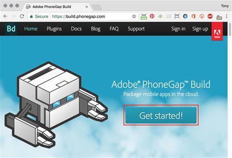 PhoneGap Setup に対する画像結果