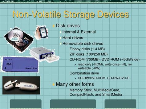 Image result for Volatile Storage Devices