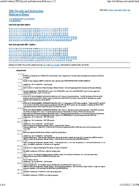 Image result for X86 Opcode Decoder