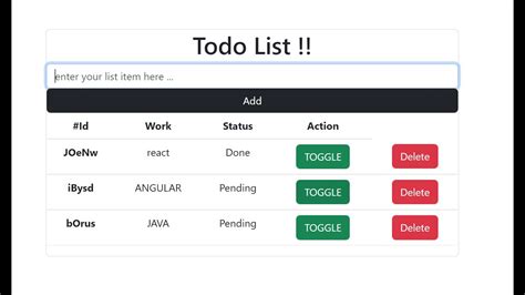 To Do List Java Swing に対する画像結果