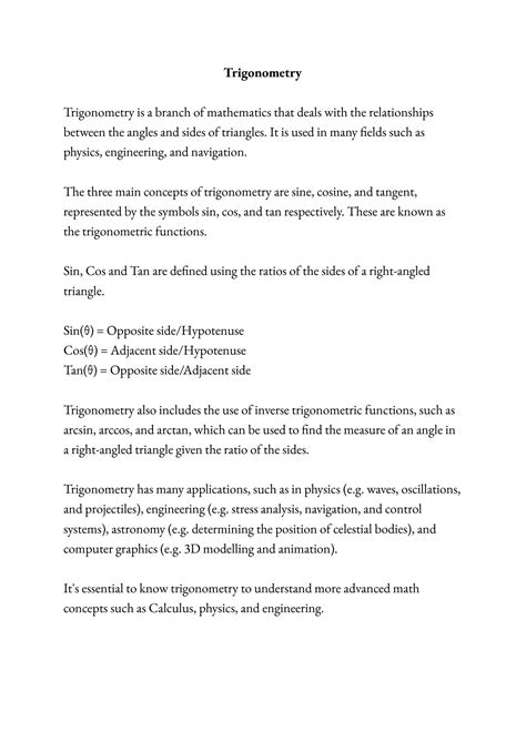 Image result for Trigonometry Formula Examples