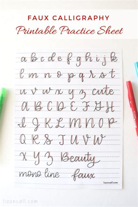 Image result for ABC Calligraphy Worksheet