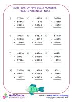 Image result for 5 Digit Addition with Answers