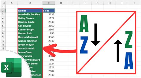 Image result for How to Sort Excel Column Alphabetically
