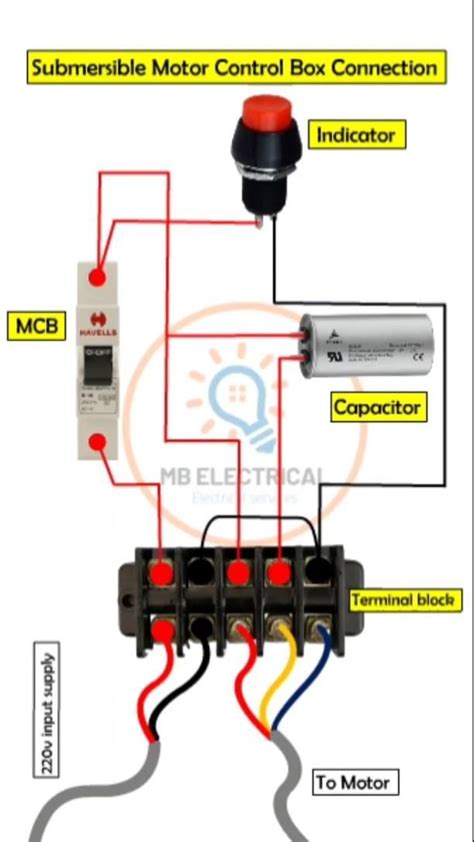 Toradh íomhá ar Motor Control Box Wiring Connection