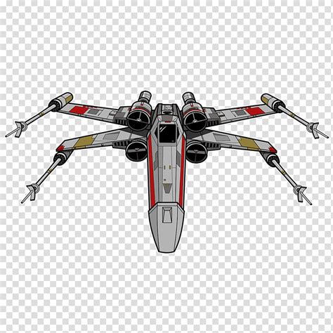 Image result for X-Wing Side View Transparent Background