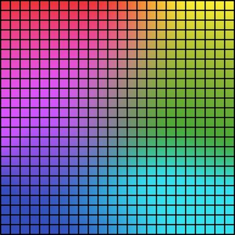 Colored Grid Pattern に対する画像結果