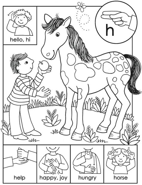 Image result for Sign Language B Coloring Pages