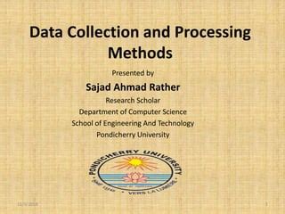 Image result for Data Collection Research Methodology PPT