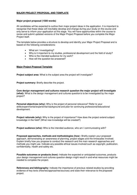 Image result for Short Project Proposal Sample PDF