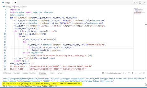 Parse Log File Python に対する画像結果