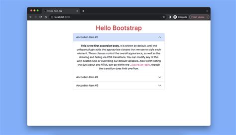 Toradh íomhá ar Installing Bootstrap in HTML